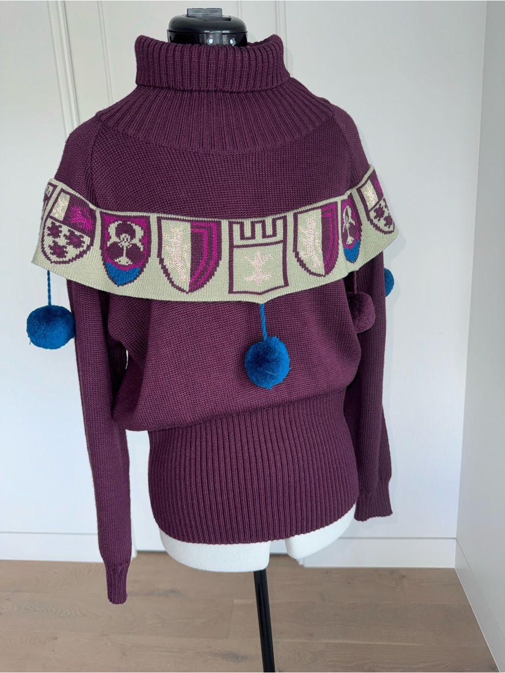 Vintage Crisca Wool Sweater Statement Piece